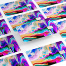 Blurred Abstract Flow V33 - Premium Protective Decal Skin-Kit for the Apple Credit Card