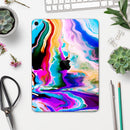 Blurred Abstract Flow V33 - Full Body Skin Decal for the Apple iPad Pro 12.9", 11", 10.5", 9.7", Air or Mini (All Models Available)
