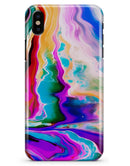 Blurred Abstract Flow V33 - iPhone X Clipit Case