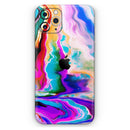 Blurred Abstract Flow V33  - Protective Skin Wrap & Decal – Compatible with iPhone SE to iPhone 17 Pro Max (All Models)