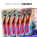 Blurred Abstract Flow V33  - Protective Skin Wrap & Decal – Compatible with iPhone SE to iPhone 17 Pro Max (All Models)