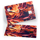 Blurred Abstract Flow V34 - Premium Protective Decal Skin-Kit for the Apple Credit Card