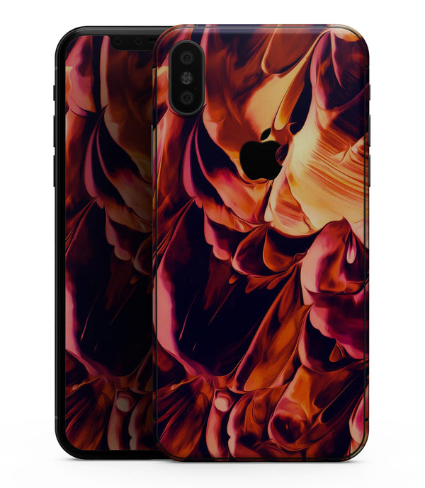Blurred Abstract Flow V34 - iPhone XS MAX, XS/X, 8/8+, 7/7+, 5/5S/SE Skin-Kit (All iPhones Available)