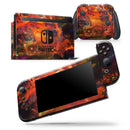 Blurred Abstract Flow V35 - Skin Wrap Decal for Nintendo Switch Lite Console & Dock - 3DS XL - 2DS - Pro - DSi - Wii - Joy-Con Gaming Controller