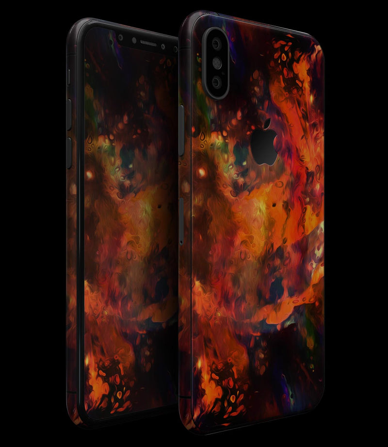 Blurred Abstract Flow V35 - iPhone XS MAX, XS/X, 8/8+, 7/7+, 5/5S/SE Skin-Kit (All iPhones Available)