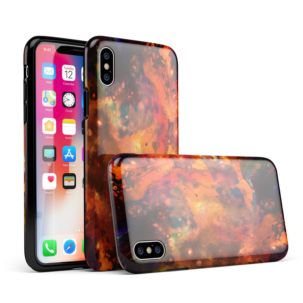 Blurred Abstract Flow V35 - iPhone X Swappable Hybrid Case