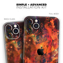 Blurred Abstract Flow V35  - Protective Skin Wrap & Decal – Compatible with iPhone SE to iPhone 17 Pro Max (All Models)