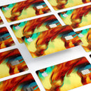 Blurred Abstract Flow V36 - Premium Protective Decal Skin-Kit for the Apple Credit Card