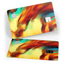 Blurred Abstract Flow V36 - Premium Protective Decal Skin-Kit for the Apple Credit Card