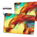 Blurred Abstract Flow V36 - Premium Protective Decal Skin-Kit for the Apple Credit Card