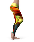 Blurred Abstract Flow V36 - All Over Print Womens Leggings / Yoga or Workout Pants