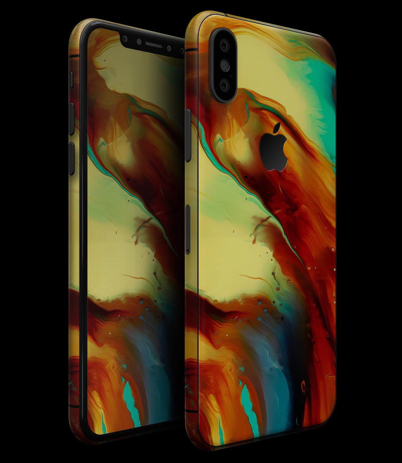 Blurred Abstract Flow V36 - iPhone XS MAX, XS/X, 8/8+, 7/7+, 5/5S/SE Skin-Kit (All iPhones Available)