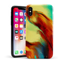 Blurred Abstract Flow V36 - iPhone X Swappable Hybrid Case