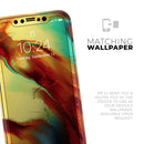 Blurred Abstract Flow V36  - Protective Skin Wrap & Decal – Compatible with iPhone SE to iPhone 17 Pro Max (All Models)