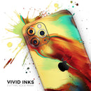 Blurred Abstract Flow V36  - Protective Skin Wrap & Decal – Compatible with iPhone SE to iPhone 17 Pro Max (All Models)