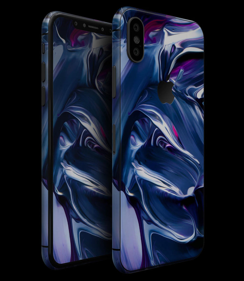 Blurred Abstract Flow V37 - iPhone XS MAX, XS/X, 8/8+, 7/7+, 5/5S/SE Skin-Kit (All iPhones Available)