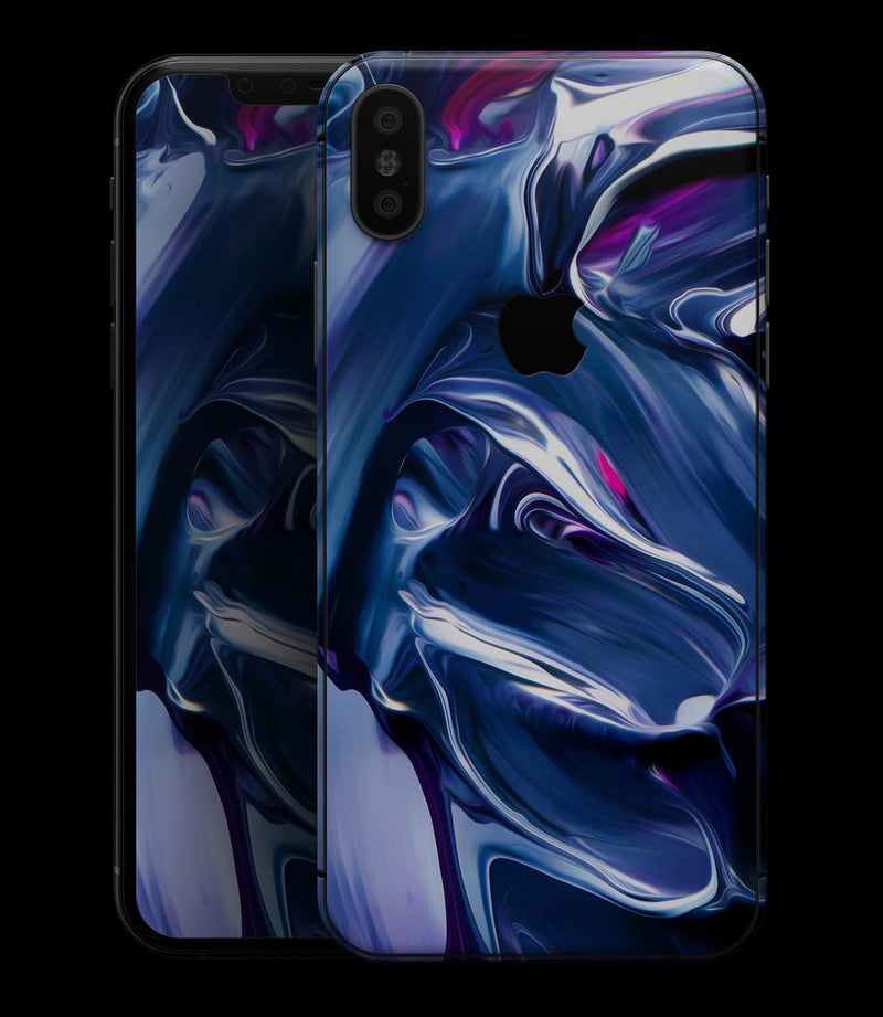 Blurred Abstract Flow V37 - iPhone XS MAX, XS/X, 8/8+, 7/7+, 5/5S/SE Skin-Kit (All iPhones Available)