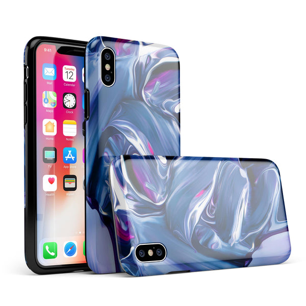 Blurred Abstract Flow V37 - iPhone X Swappable Hybrid Case