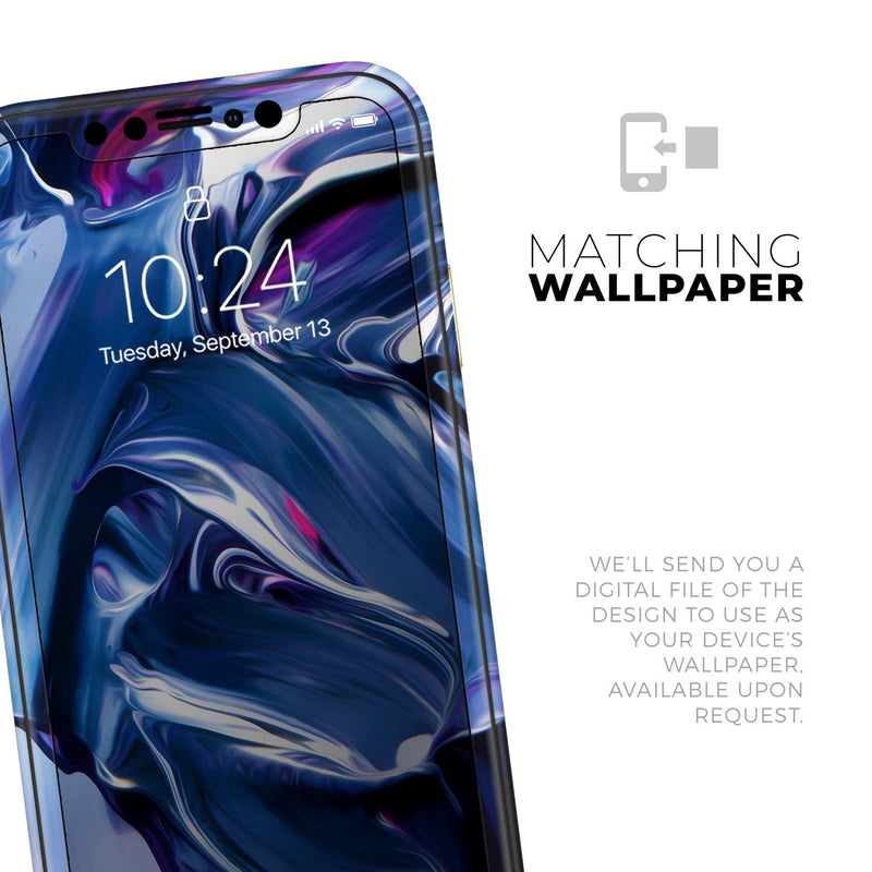 Blurred Abstract Flow V37 - Skin-Kit compatible with the Apple iPhone 13, 13 Pro Max, 13 Mini, 13 Pro, iPhone 12, iPhone 11 (All iPhones Available)