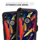 Blurred Abstract Flow V38 - Skin Kit for the iPhone OtterBox Cases