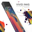 Blurred Abstract Flow V38 - Premium Decal Protective Skin-Wrap Sticker compatible with the Juul Labs vaping device