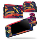 Blurred Abstract Flow V38 - Skin Wrap Decal for Nintendo Switch Lite Console & Dock - 3DS XL - 2DS - Pro - DSi - Wii - Joy-Con Gaming Controller
