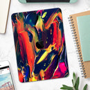 Blurred Abstract Flow V38 - Full Body Skin Decal for the Apple iPad Pro 12.9", 11", 10.5", 9.7", Air or Mini (All Models Available)