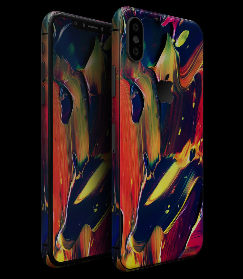 Blurred Abstract Flow V38 - iPhone XS MAX, XS/X, 8/8+, 7/7+, 5/5S/SE Skin-Kit (All iPhones Available)