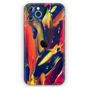 Blurred Abstract Flow V38  - Protective Skin Wrap & Decal – Compatible with iPhone SE to iPhone 17 Pro Max (All Models)