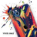 Blurred Abstract Flow V38  - Protective Skin Wrap & Decal – Compatible with iPhone SE to iPhone 17 Pro Max (All Models)