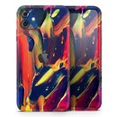 Blurred Abstract Flow V38  - Protective Skin Wrap & Decal – Compatible with iPhone SE to iPhone 17 Pro Max (All Models)