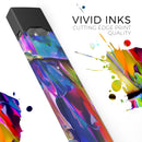 Blurred Abstract Flow V39 - Premium Decal Protective Skin-Wrap Sticker compatible with the Juul Labs vaping device