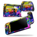 Blurred Abstract Flow V39 - Skin Wrap Decal for Nintendo Switch Lite Console & Dock - 3DS XL - 2DS - Pro - DSi - Wii - Joy-Con Gaming Controller