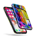Blurred Abstract Flow V39 - iPhone X Swappable Hybrid Case