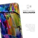 Blurred Abstract Flow V39  - Protective Skin Wrap & Decal – Compatible with iPhone SE to iPhone 17 Pro Max (All Models)