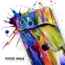 Blurred Abstract Flow V39  - Protective Skin Wrap & Decal – Compatible with iPhone SE to iPhone 17 Pro Max (All Models)