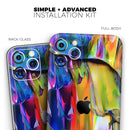 Blurred Abstract Flow V39  - Protective Skin Wrap & Decal – Compatible with iPhone SE to iPhone 17 Pro Max (All Models)