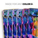 Blurred Abstract Flow V39  - Protective Skin Wrap & Decal – Compatible with iPhone SE to iPhone 17 Pro Max (All Models)
