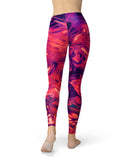 Blurred Abstract Flow V3 - All Over Print Womens Leggings / Yoga or Workout Pants