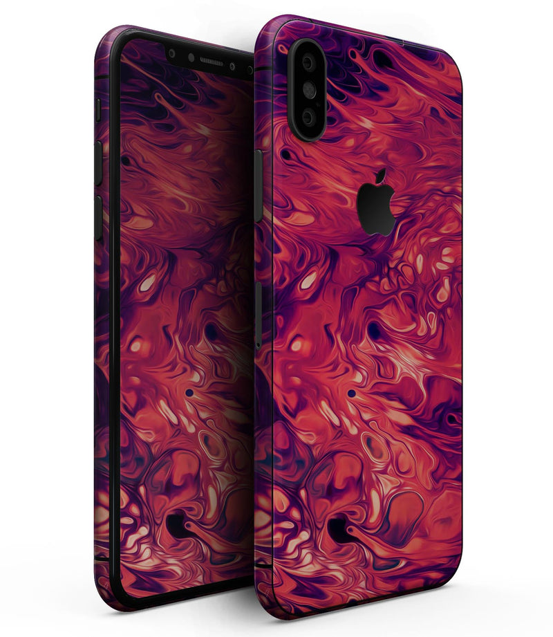 Blurred Abstract Flow V3 - iPhone XS MAX, XS/X, 8/8+, 7/7+, 5/5S/SE Skin-Kit (All iPhones Available)