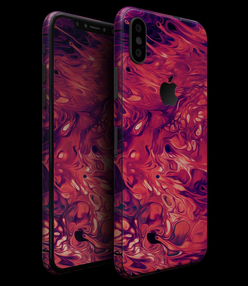 Blurred Abstract Flow V3 - iPhone XS MAX, XS/X, 8/8+, 7/7+, 5/5S/SE Skin-Kit (All iPhones Available)