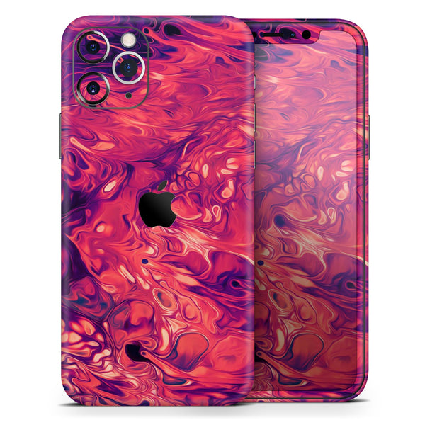 Blurred Abstract Flow V3 - Skin-Kit compatible with the Apple iPhone 13, 13 Pro Max, 13 Mini, 13 Pro, iPhone 12, iPhone 11 (All iPhones Available)