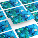 Blurred Abstract Flow V40 - Premium Protective Decal Skin-Kit for the Apple Credit Card