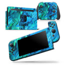 Blurred Abstract Flow V40 - Skin Wrap Decal for Nintendo Switch Lite Console & Dock - 3DS XL - 2DS - Pro - DSi - Wii - Joy-Con Gaming Controller