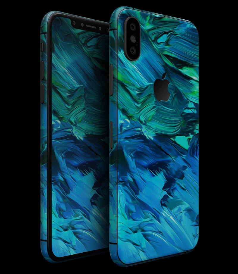 Blurred Abstract Flow V40 - iPhone XS MAX, XS/X, 8/8+, 7/7+, 5/5S/SE Skin-Kit (All iPhones Available)