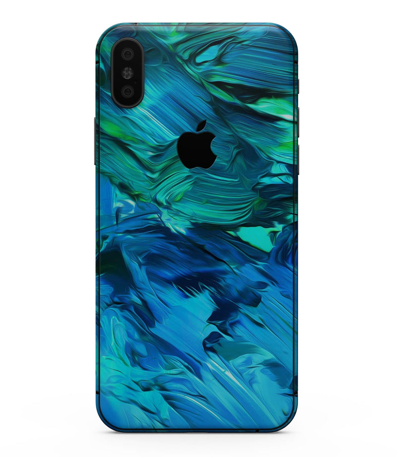 Blurred Abstract Flow V40 - iPhone XS MAX, XS/X, 8/8+, 7/7+, 5/5S/SE Skin-Kit (All iPhones Available)