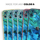 Blurred Abstract Flow V40  - Protective Skin Wrap & Decal – Compatible with iPhone SE to iPhone 17 Pro Max (All Models)