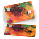 Blurred Abstract Flow V41 - Premium Protective Decal Skin-Kit for the Apple Credit Card