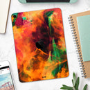 Blurred Abstract Flow V41 - Full Body Skin Decal for the Apple iPad Pro 12.9", 11", 10.5", 9.7", Air or Mini (All Models Available)