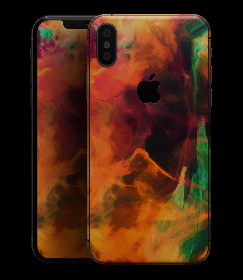 Blurred Abstract Flow V41 - iPhone XS MAX, XS/X, 8/8+, 7/7+, 5/5S/SE Skin-Kit (All iPhones Available)